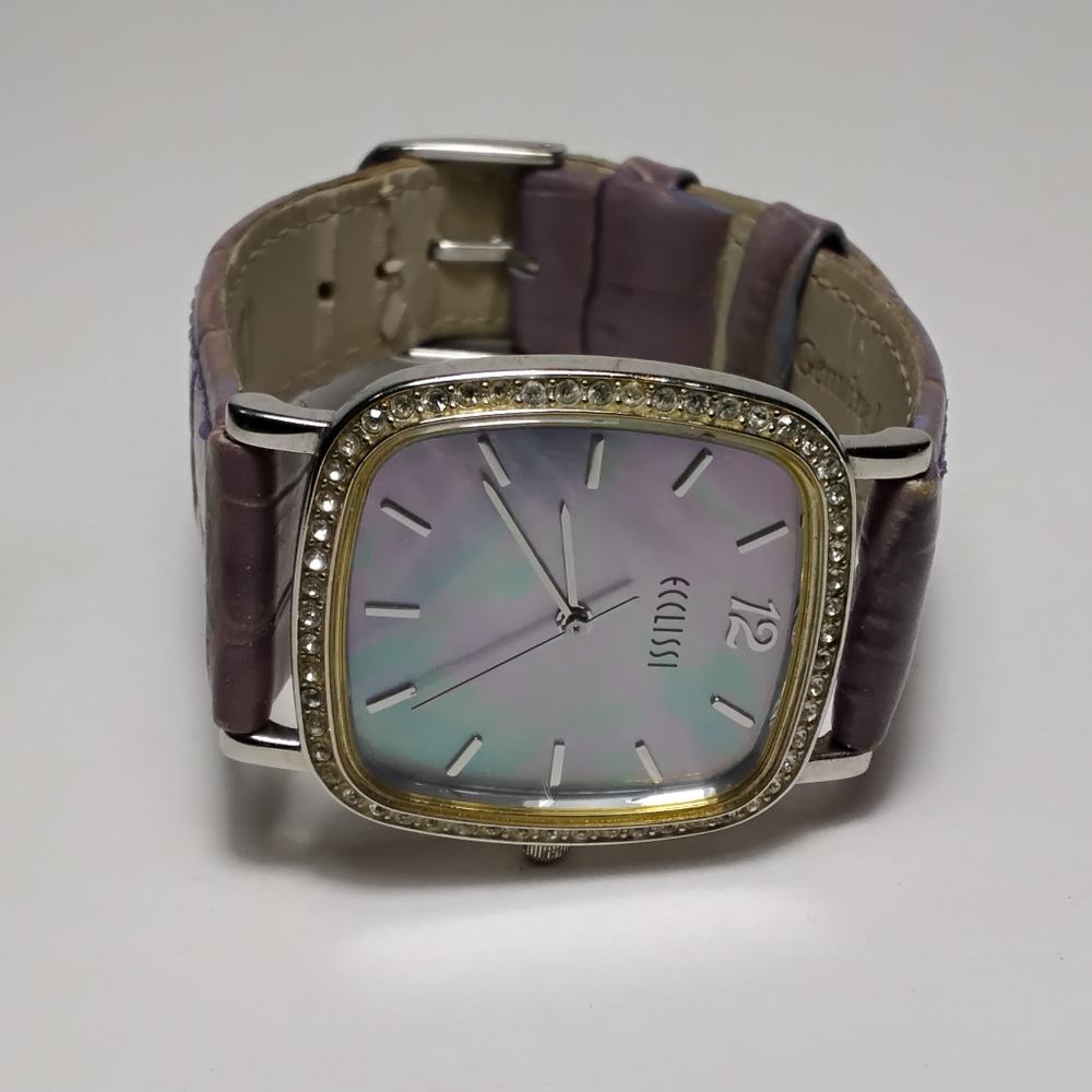 Ecclissi Watch Irridescent Face